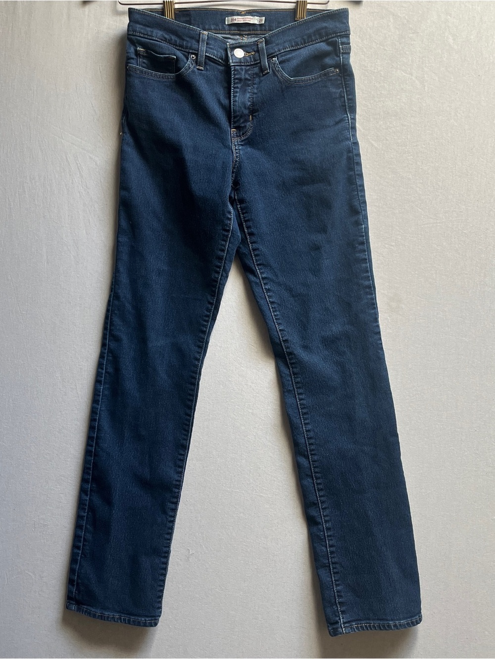 Levi’s 314 Shaping Straight Jeans Dark Wash Sz 29